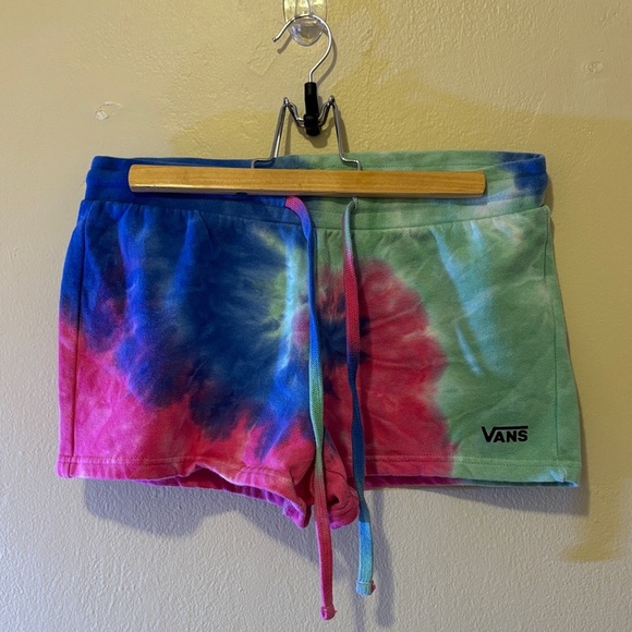 Vans Women's Vibrant Tie-Dye Athletic Shorts - Picture 1 of 1